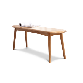 Natural Oak Wood for Dining Bench Table Bench for Living Room