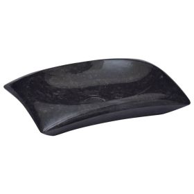 Sink Black 19.7"x13.8"x3.9" Marble