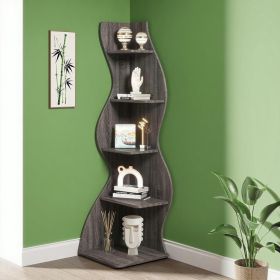 Bookshelf (Color: Grey)
